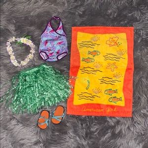 American Girl swim accessories